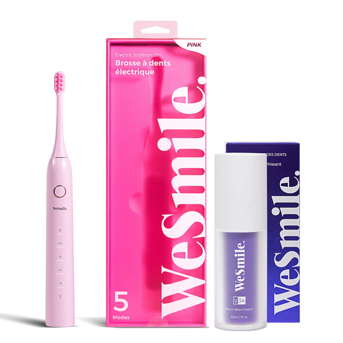 Brosse à dents électrique Rose - WeSmile