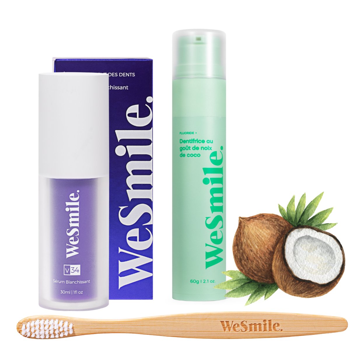 Dentifrice Fruité 🍉🍌🍓🍇🥥🌿🍑 - WeSmile