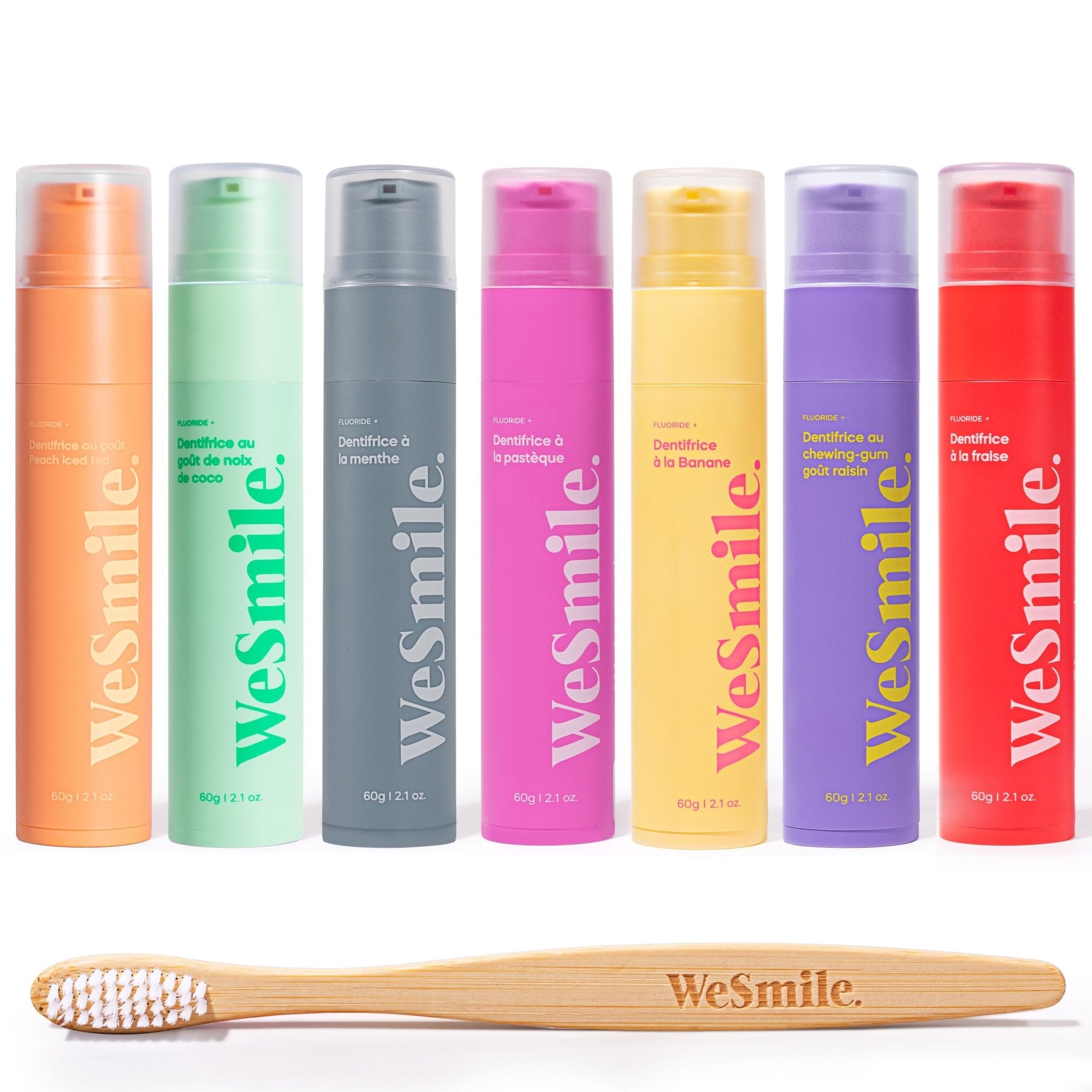 Dentifrice Fruité 🍉🍌🍓🍇🥥🌿🍑 - WeSmile