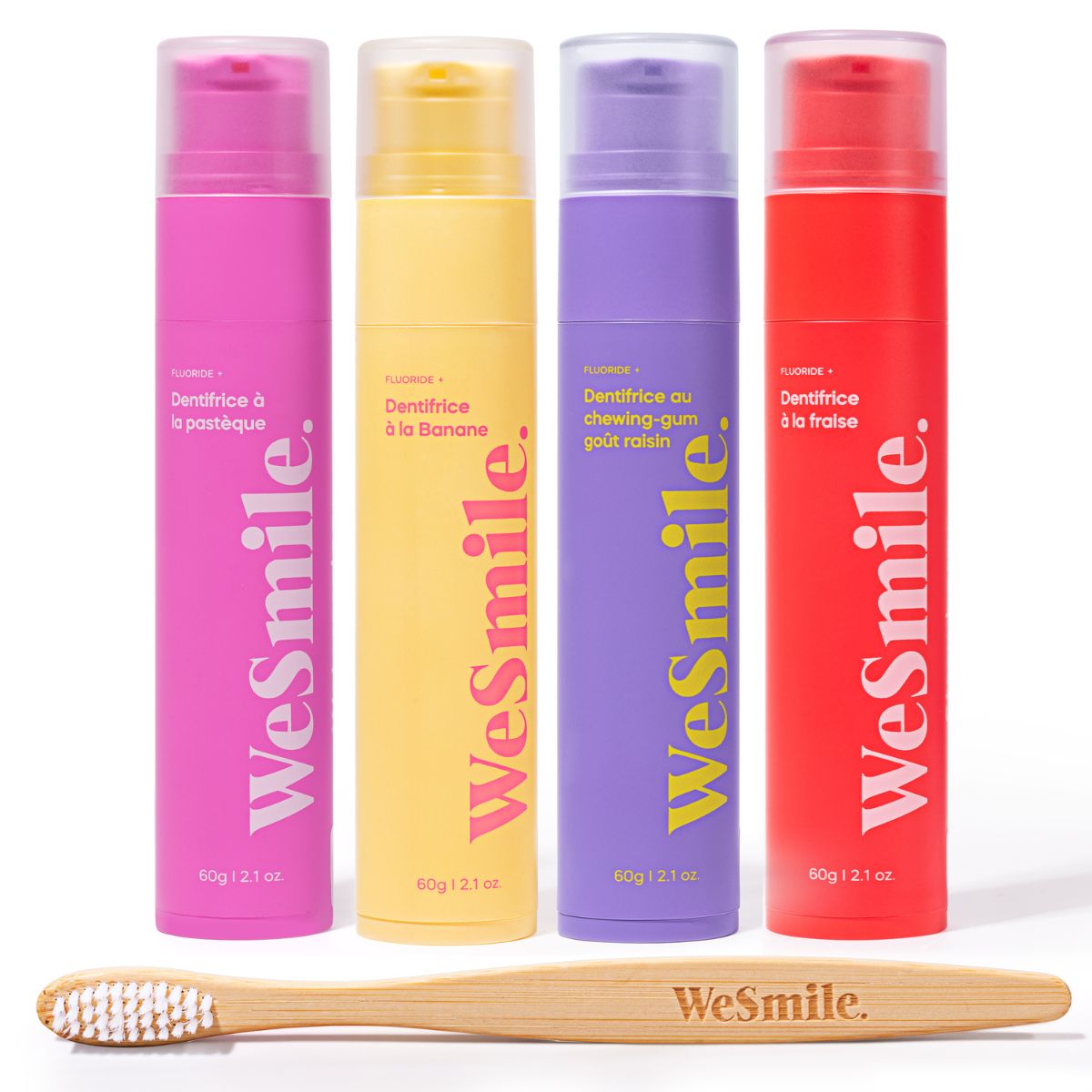 Dentifrice Fruité 🍉🍌🍓🍇🥥🌿🍑 - WeSmile