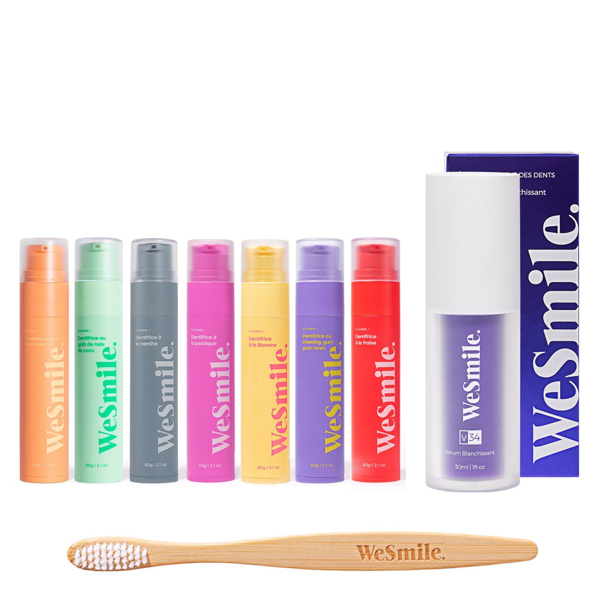Dentifrice Fruité 🍉🍌🍓🍇🥥🌿🍑 - WeSmile