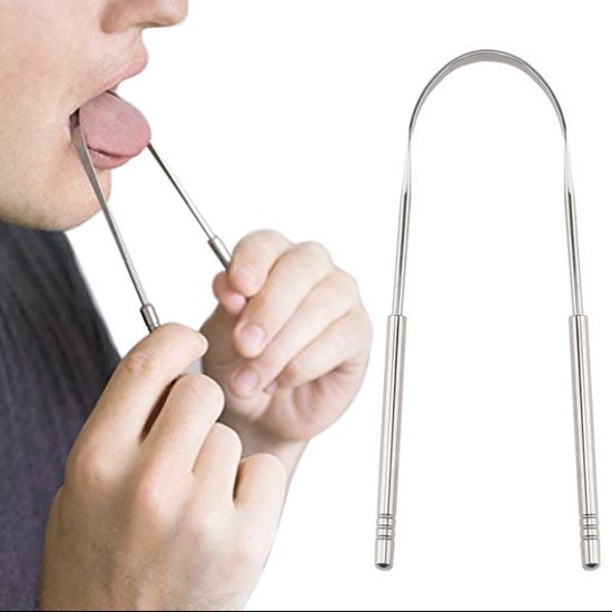 Gratte langue en Acier inoxydable - WeSmile - WeSmile