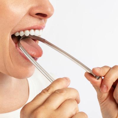 Gratte langue en Acier inoxydable - WeSmile - WeSmile
