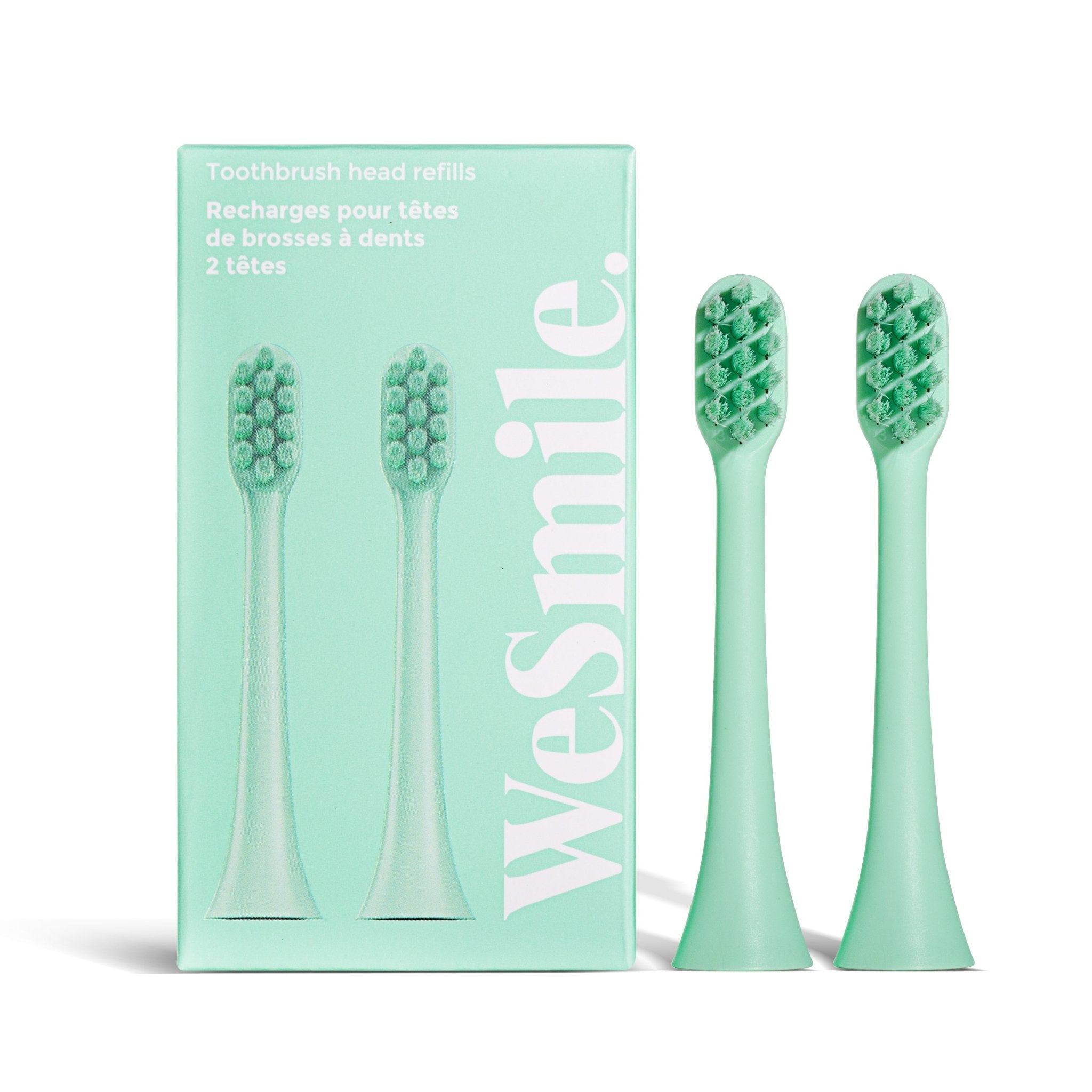 Pack 2 Têtes de brosses à dents - WeSmile