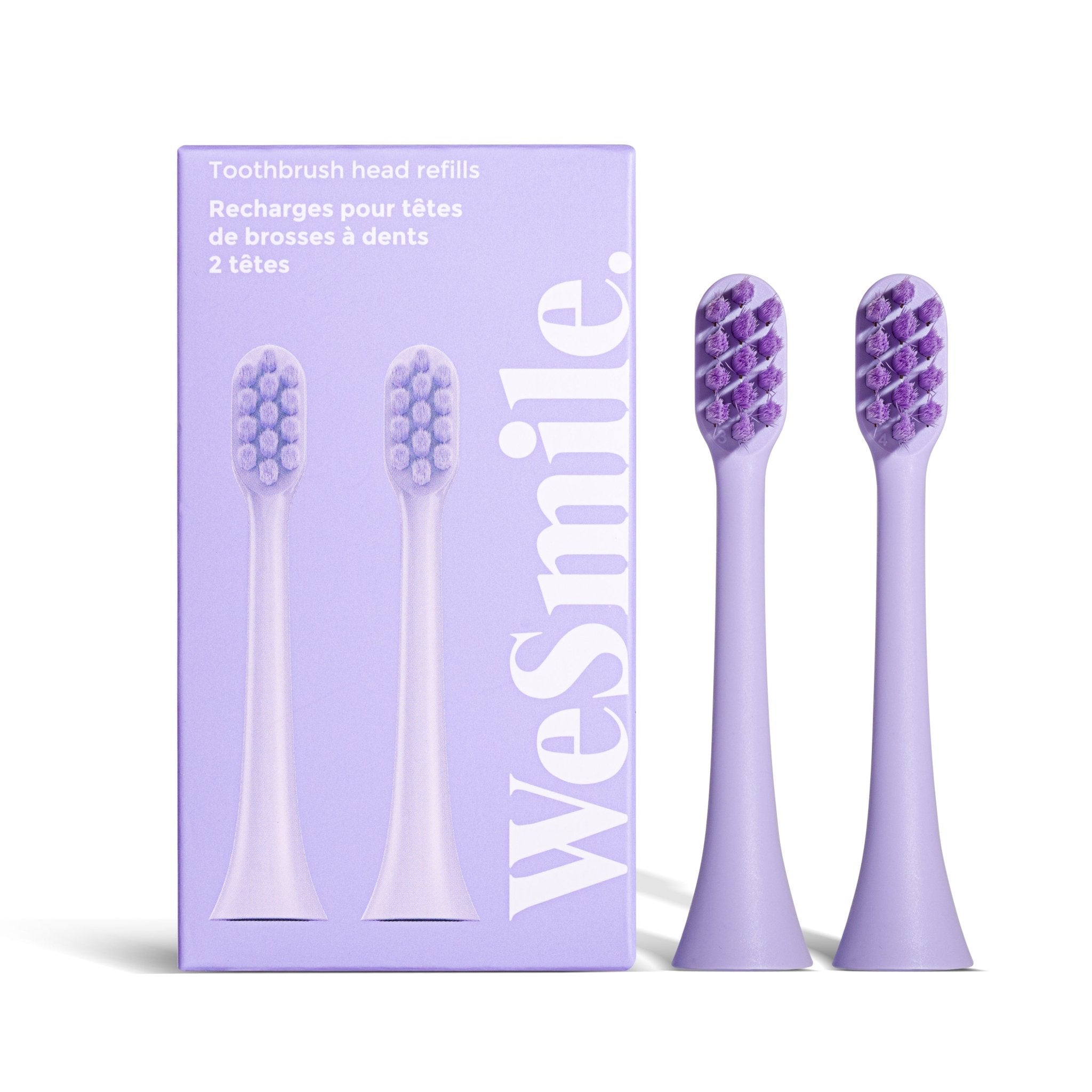 Pack 2 Têtes de brosses à dents - WeSmile