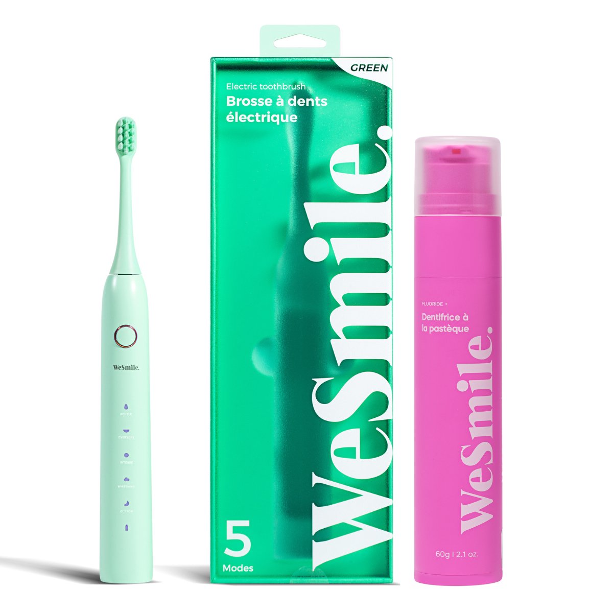 Pack Brosse à dent électrique + Dentifrice Fruité - WeSmile