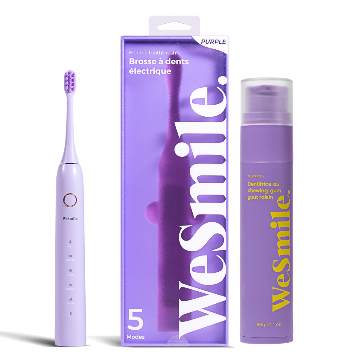 Pack Brosse à dent électrique + Dentifrice Fruité - WeSmile