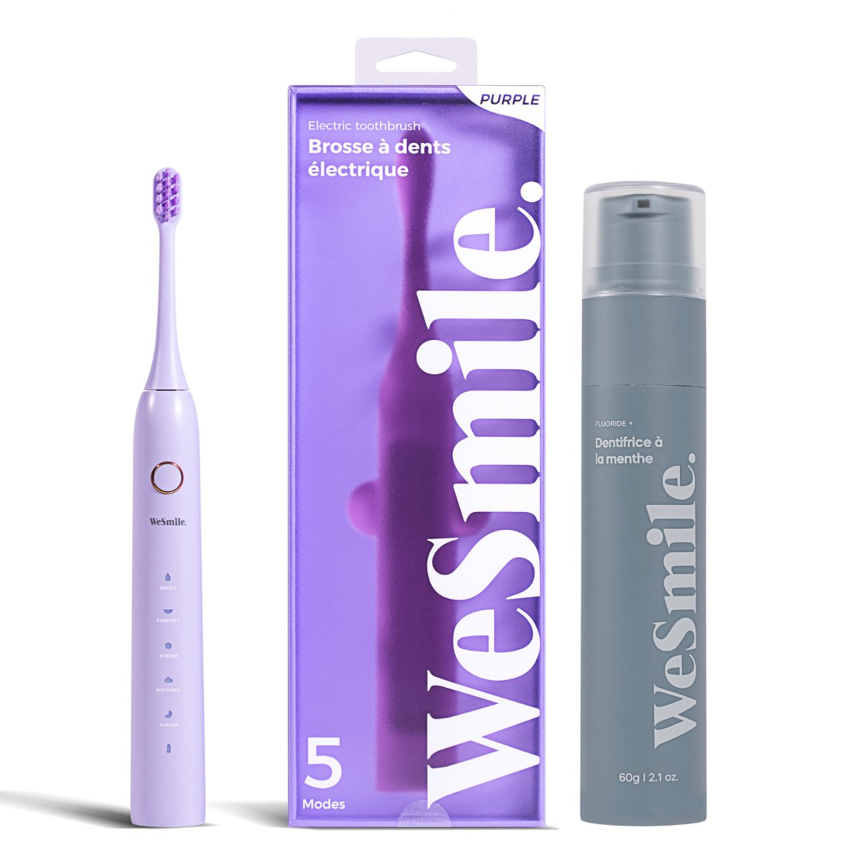 Pack Brosse à dent électrique + Dentifrice Fruité - WeSmile