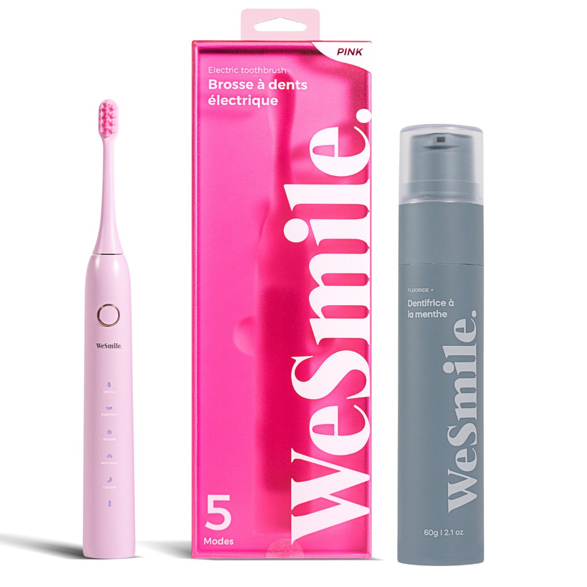 Pack Brosse à dent électrique + Dentifrice Fruité - WeSmile