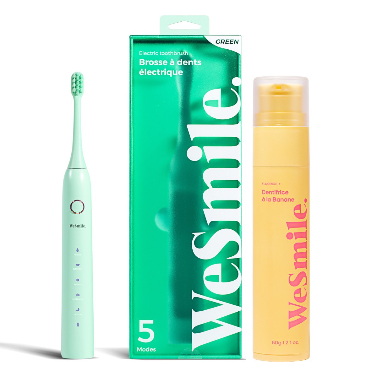 Pack Brosse à dent électrique + Dentifrice Fruité - WeSmile