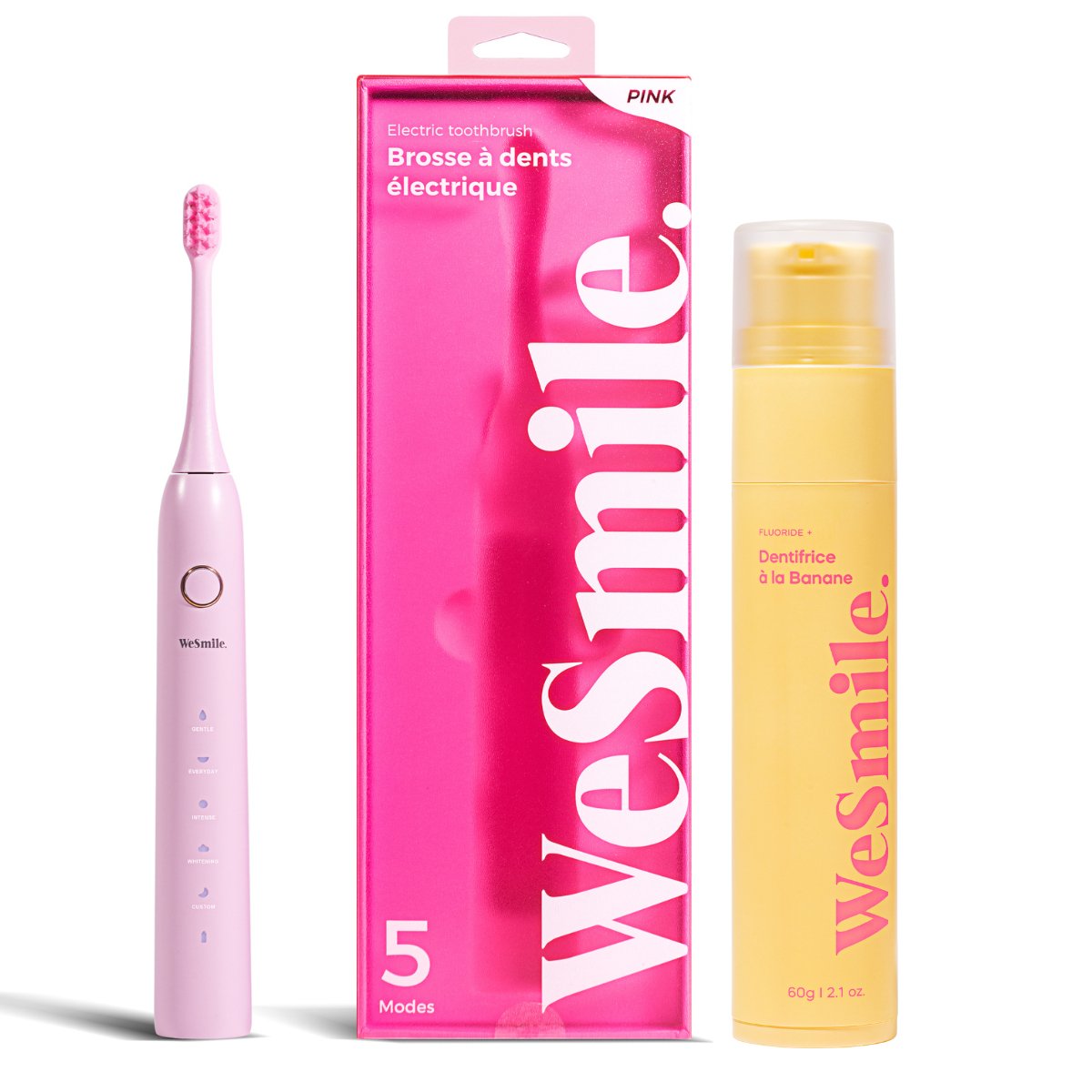 Pack Brosse à dent électrique + Dentifrice Fruité - WeSmile