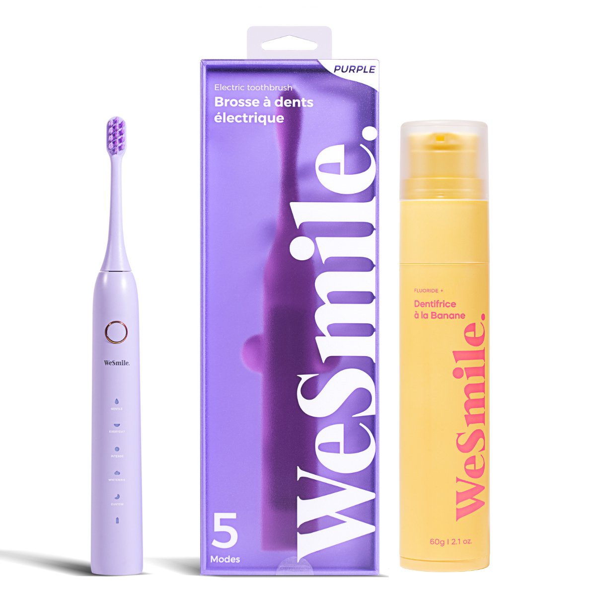 Pack Brosse à dent électrique + Dentifrice Fruité - WeSmile
