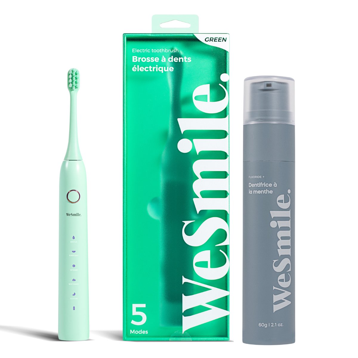 Pack Brosse à dent électrique + Dentifrice Fruité - WeSmile