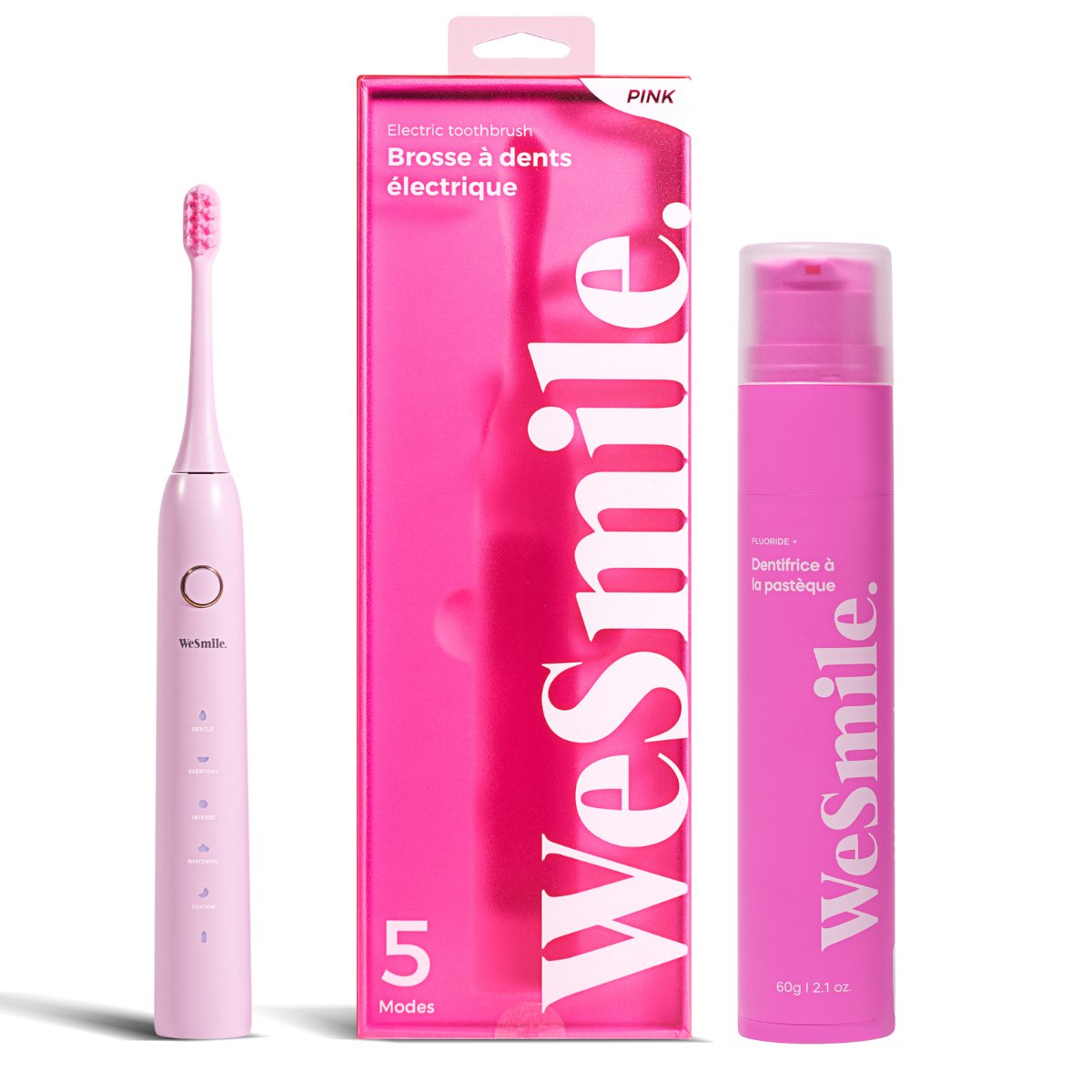 Pack Brosse à dent électrique + Dentifrice Fruité - WeSmile