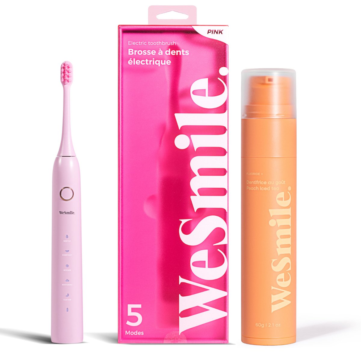 Pack Brosse à dent électrique + Dentifrice Fruité - WeSmile