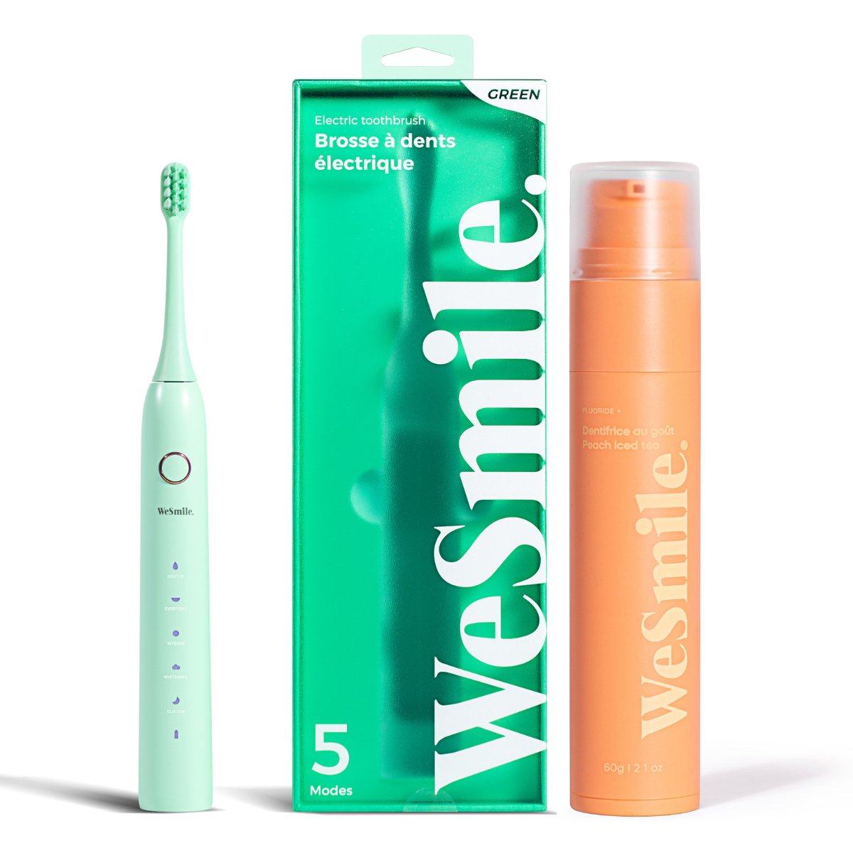 Pack Brosse à dent électrique + Dentifrice Fruité - WeSmile