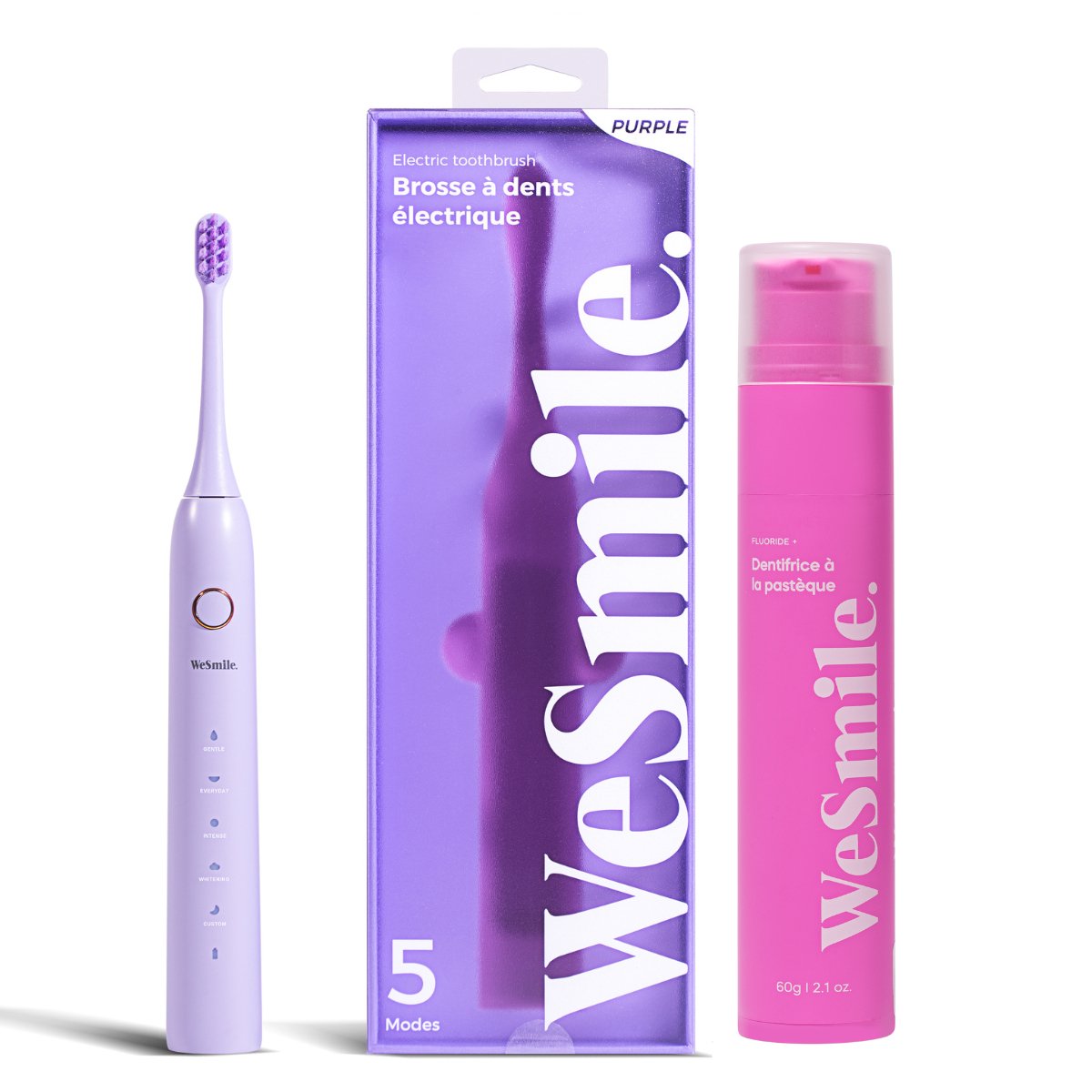 Pack Brosse à dent électrique + Dentifrice Fruité - WeSmile