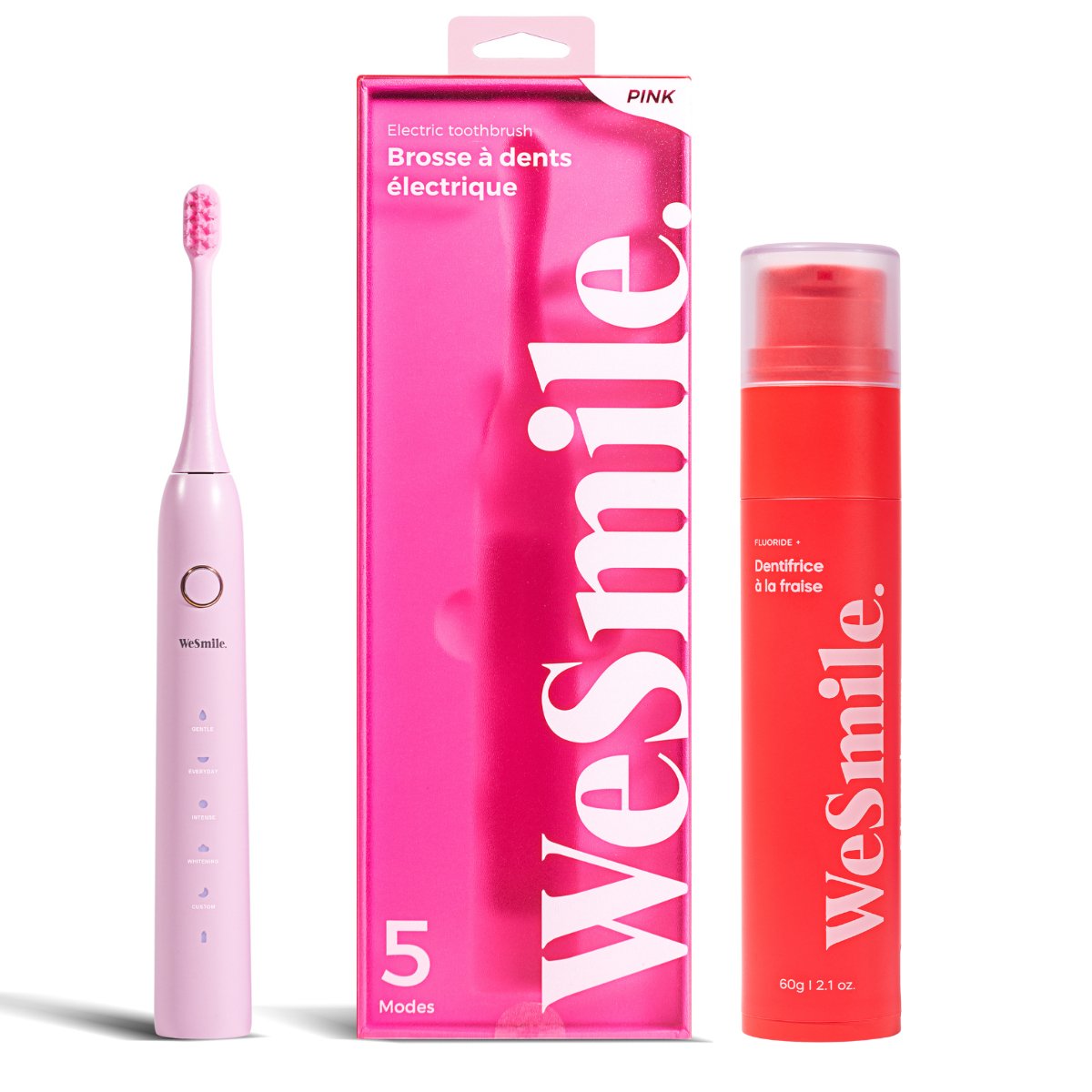 Pack Brosse à dent électrique + Dentifrice Fruité - WeSmile