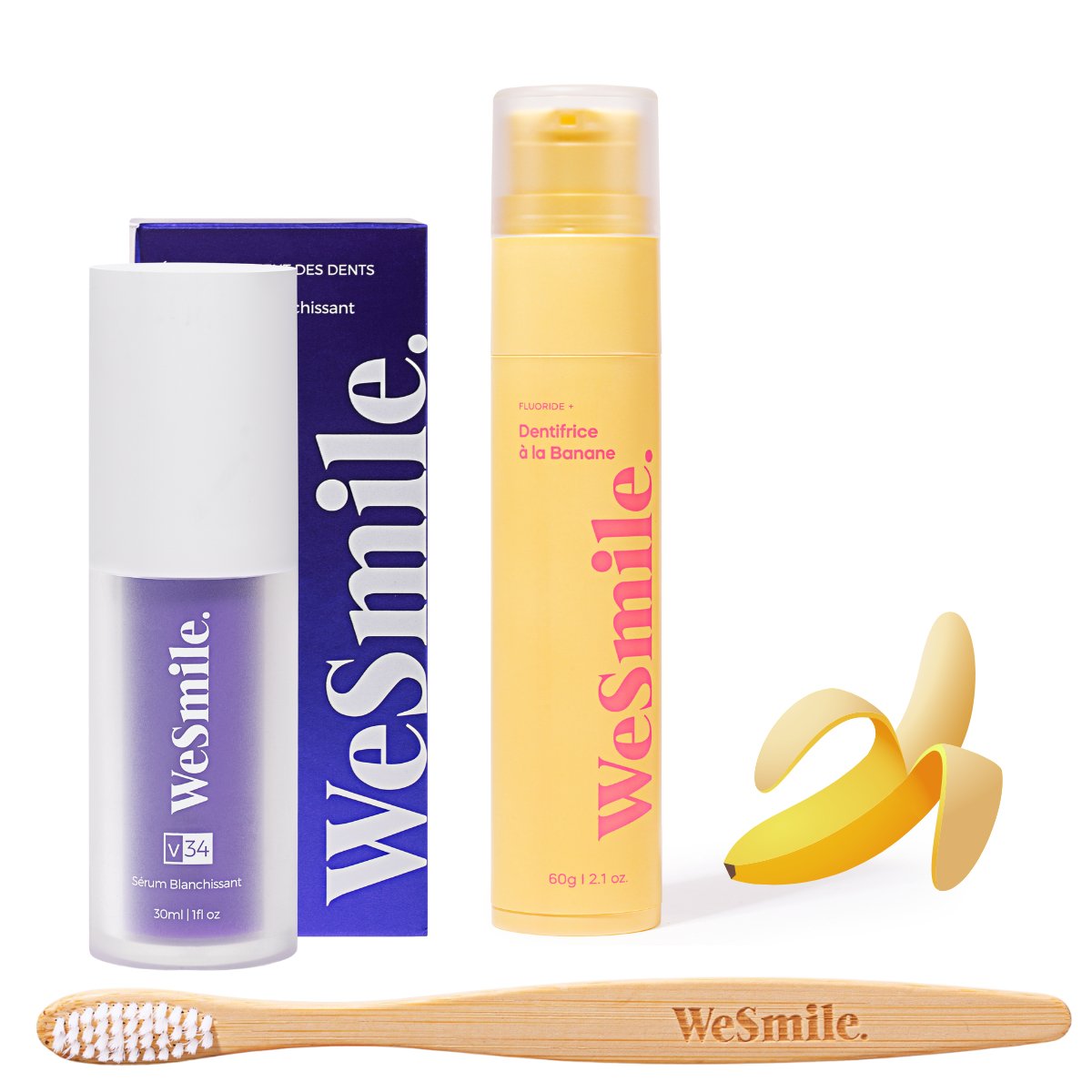 Pack Dentifrice Fruité + Sérum V34 - WeSmile