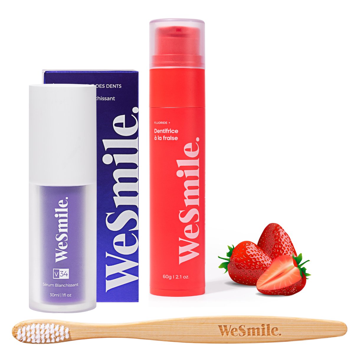 Pack Dentifrice Fruité + Sérum V34 - WeSmile