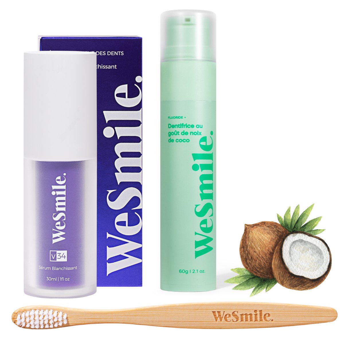 Pack Dentifrice Fruité + Sérum V34 - WeSmile