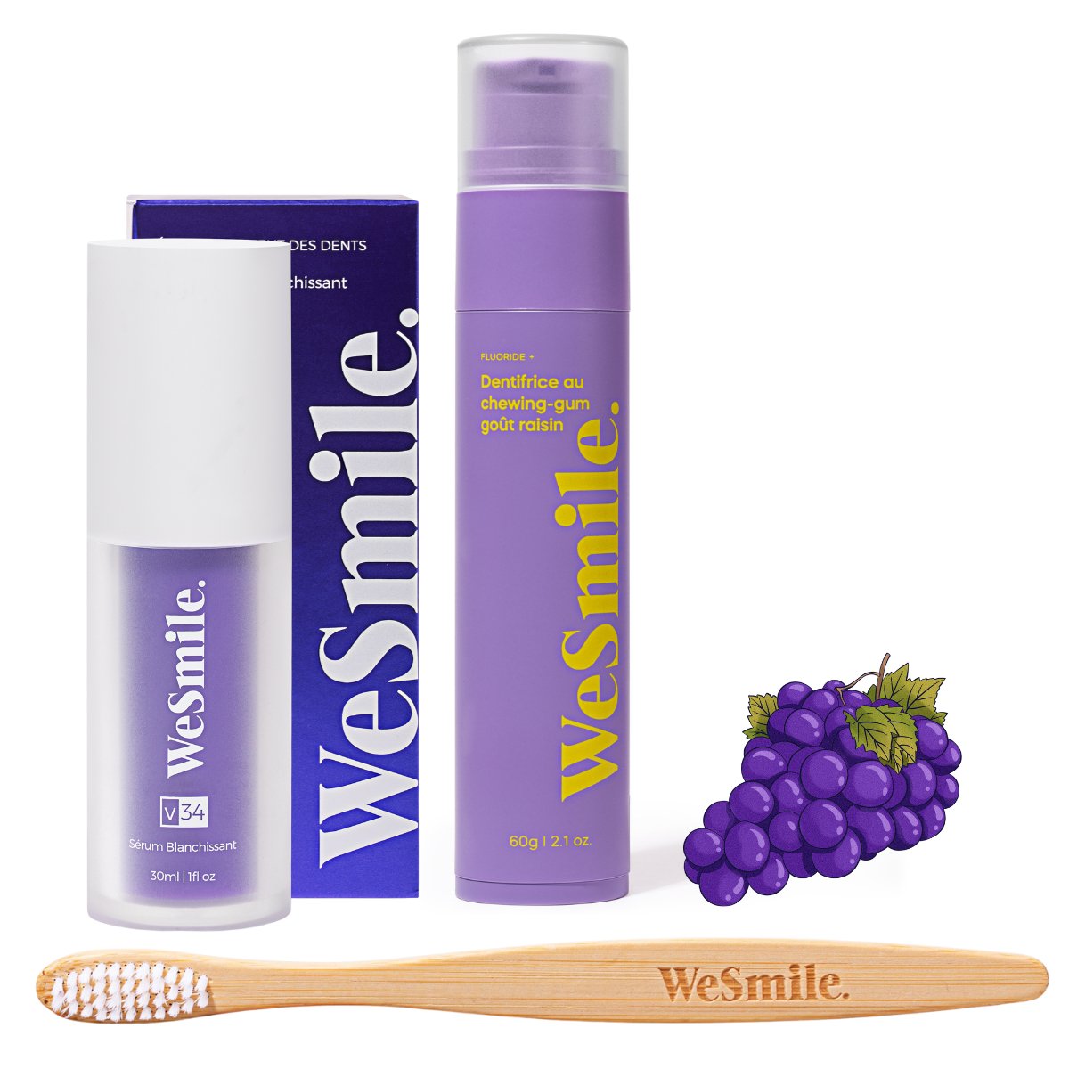Pack Dentifrice Fruité + Sérum V34 - WeSmile